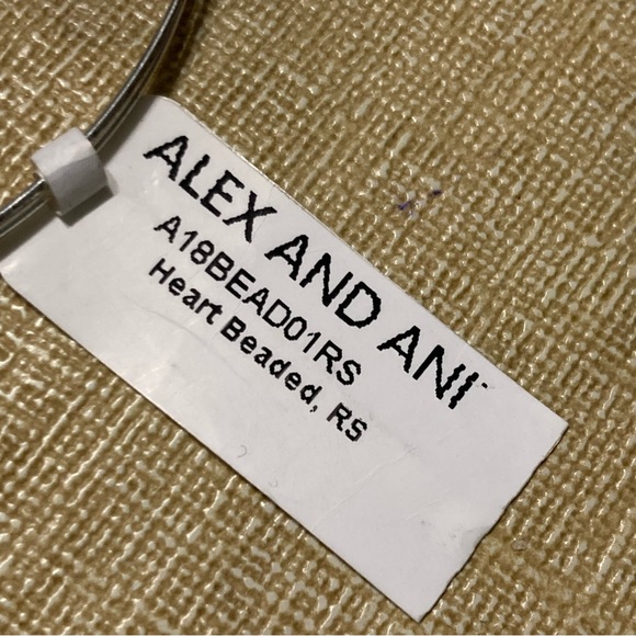 Alex And Ani Heart Beaded Dangle Charms Bracelet NWT - Picture 4 of 4